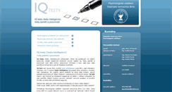 Desktop Screenshot of iq-testy.akta.cz