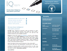 Tablet Screenshot of iq-testy.akta.cz